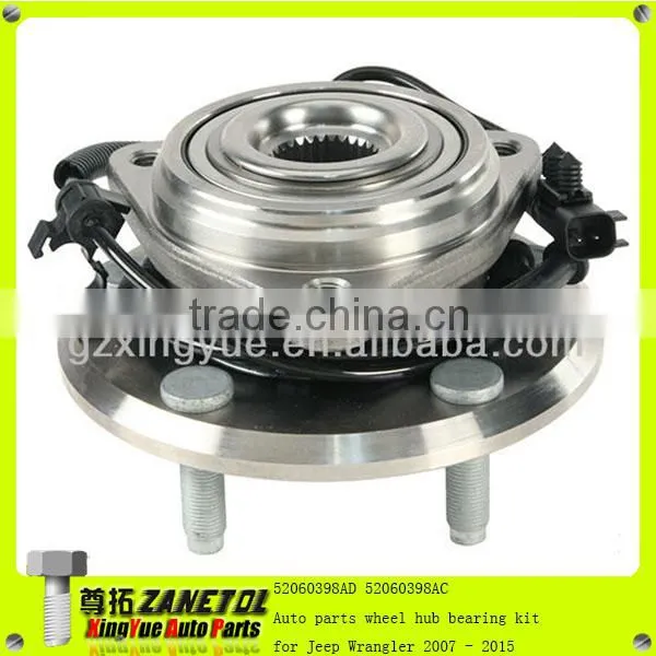 513272 52060398AD 52060398AC 52060398AE Auto parts front wheel hub bearing kit for Jeep Wrangler 3.6L V6 Gas 2012 - 2015