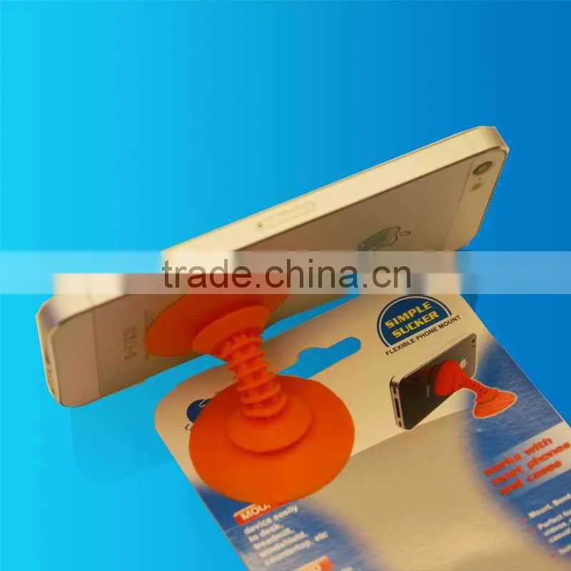 Silicone and plastic mobile stand