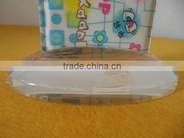 Clear plastic acrylic menu holder