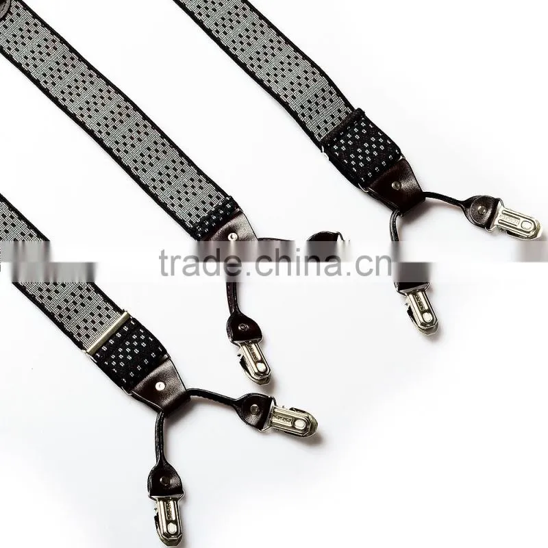 Leather suspenders High qualiy Man braces
