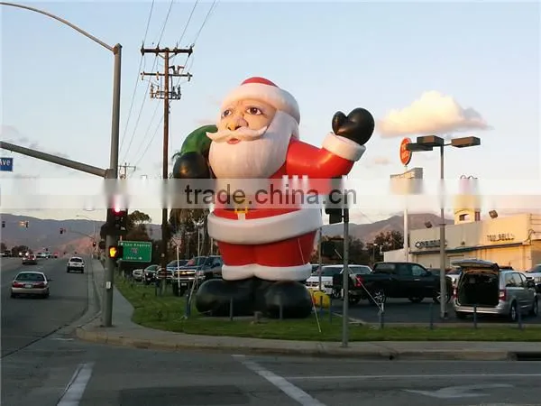 Large Christmas decor inflatable Santa Claus, christmas inflatable model
