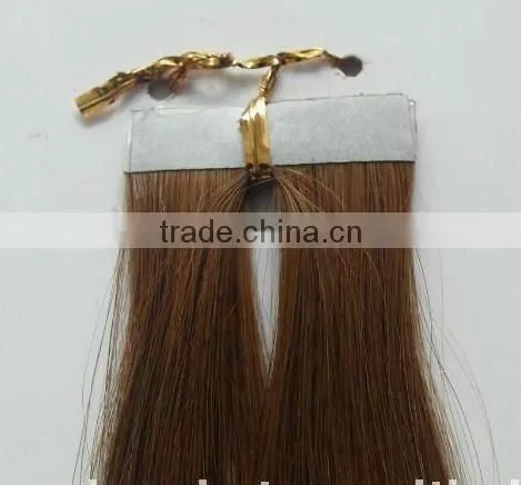 Grade AAA Virgin Remy Hair Tape Hair Extension Brazilian Tape Hair Factory Prices Accept Trial Order