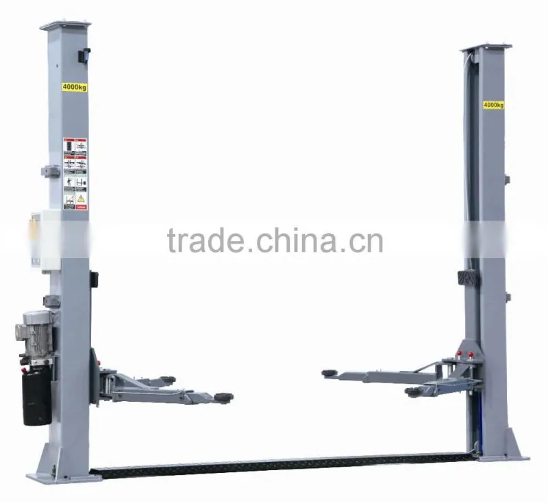 2-post lift base plate, automatic release, CE approved