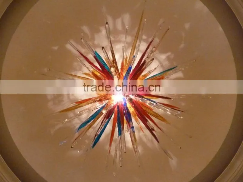 murano hand blown glass ceiling lighting