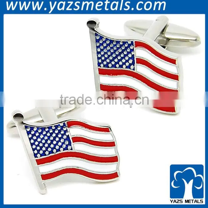custom plating metal engrave 3D skull cufflinks manufacturer