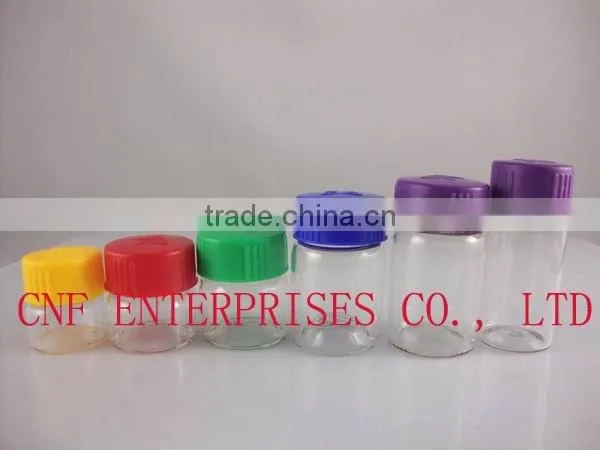 glass vial jar with butterfly cover