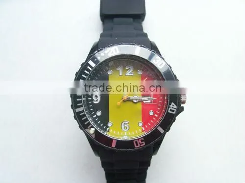 calander OEM logo 1.3.5ATM black wrist watch with CE, ROHS