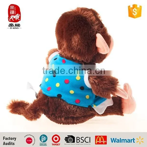 Custom monkey soft toy plush monkey toy