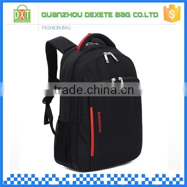 High quality customized polyester black outdoor china brand names backpack