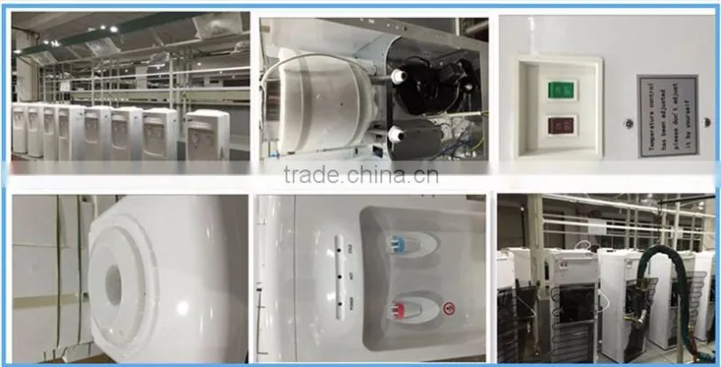 Floor standing compressor water dispenser with cabinet