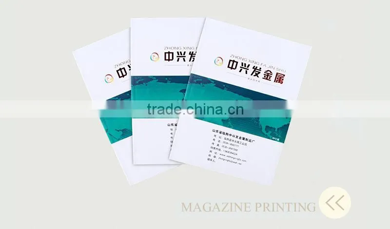 Factory direct cheap products catalog/brochure printing