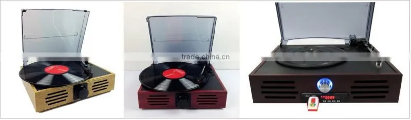 Rain Lane 2016 Hot Selling 3 Speed Turntable Creative Portable Speaker Nostalgic Record Player