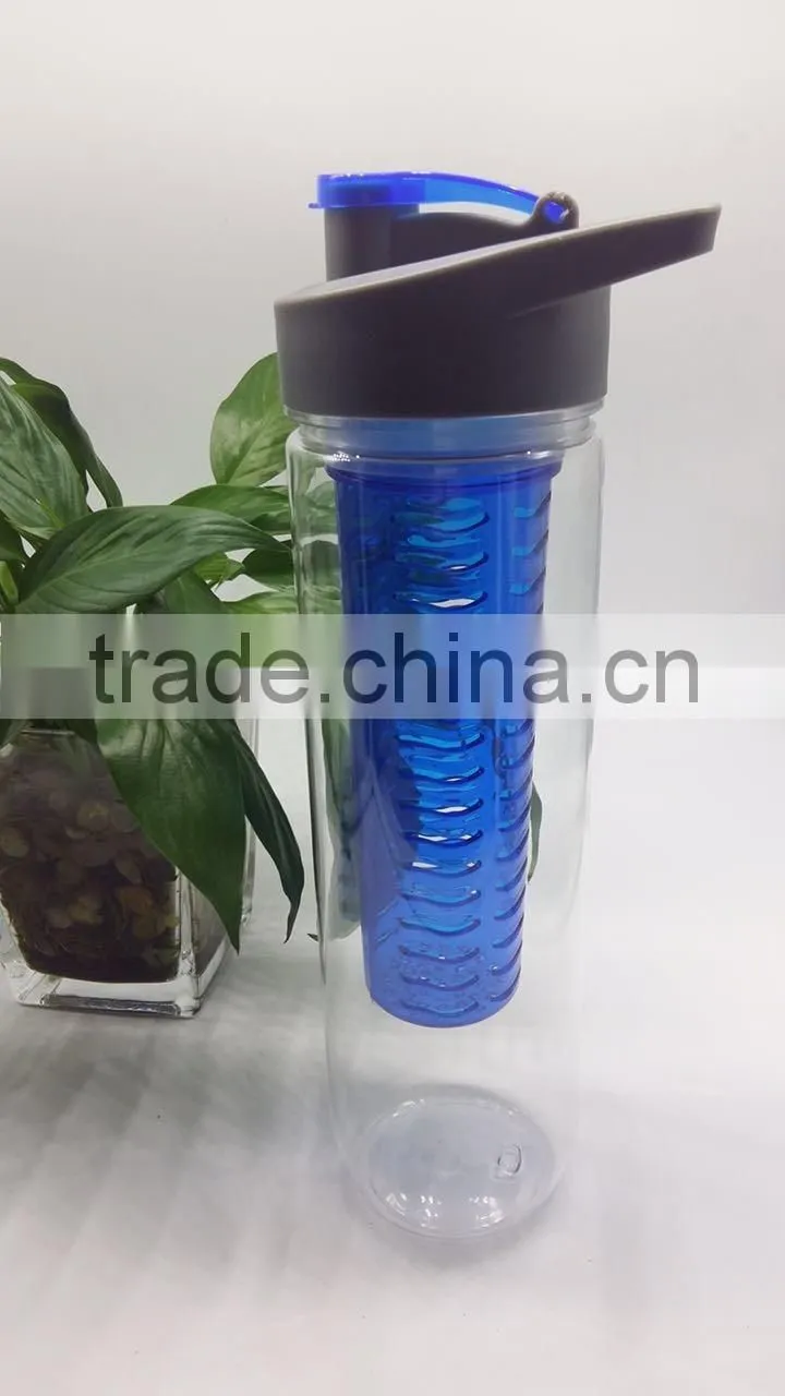 friendly water bottle with fruit Infuser with cap