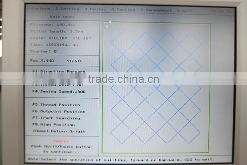 HXD-28C(long arm) computerized single needle quilting machine, cheap comforter making machine