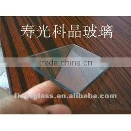 2.0mm Clear cut glass customized transparent sheet glass edge of glass