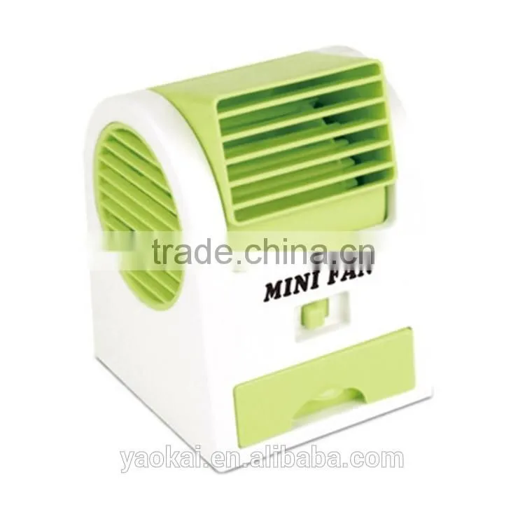 2016 NEW Hot Portable USB Mini Small Fan Cooling Desktop USB battery two way power Air Conditioner Bladeless fan