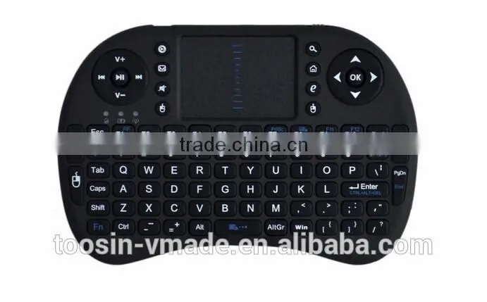 Remote Keyboard with Fly Mouse,Air Mouse Keyboard,2.4G Wireless Keyboard Air Mouse I8