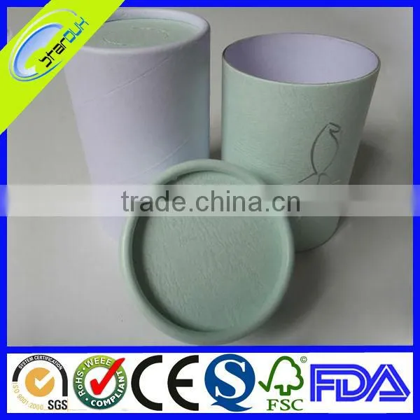 round paper box for candy with templete