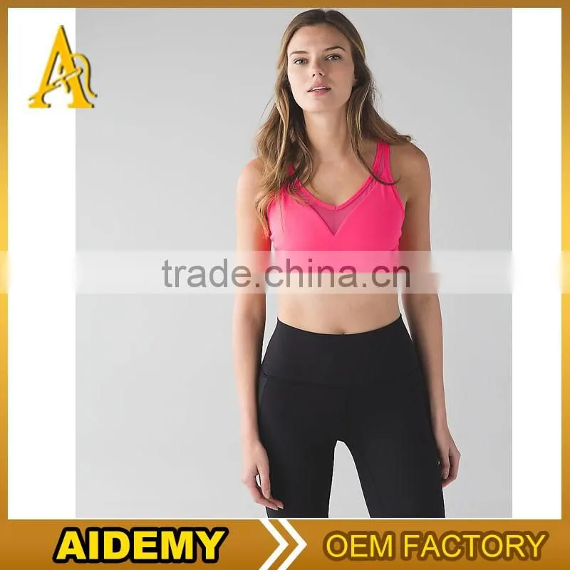 Womens Seamless Sports Bra with Removable Cups