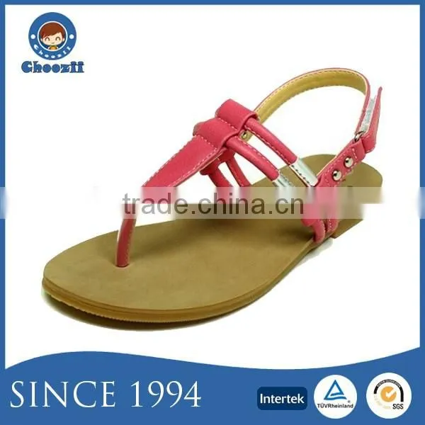 2016 Designer Arabic Traditional Leather Slide Sandals for Children