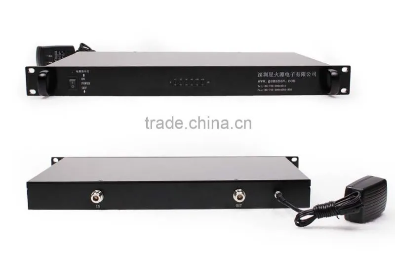 Rack-mounted step adjustable GPS Amplifier