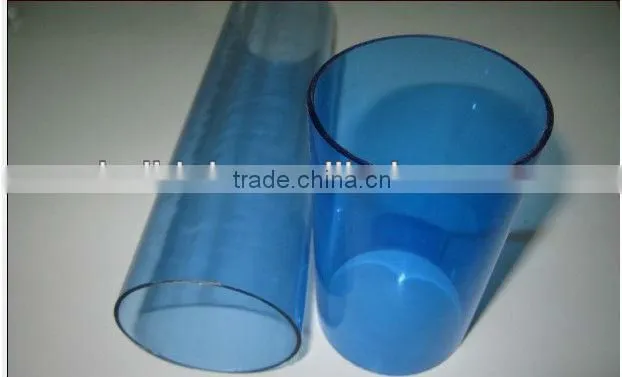Transparent big size perspex pipe for perspex tv stand
