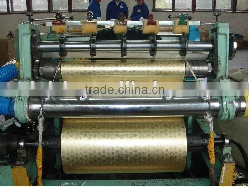 Best price golden color laminated aluminum paper for cigarette