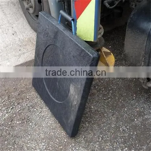 mobile jack mat/ yellow crane lifting outrigger