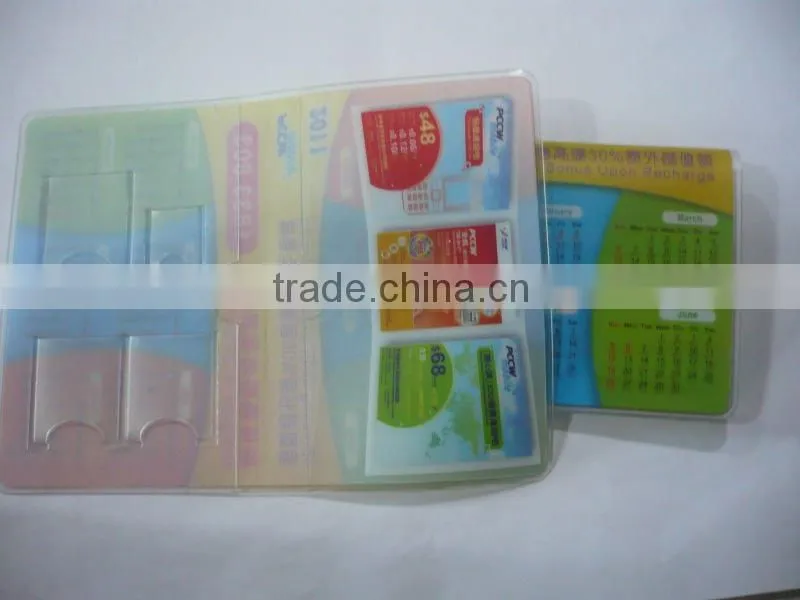 2011 Fashion PVC card holder