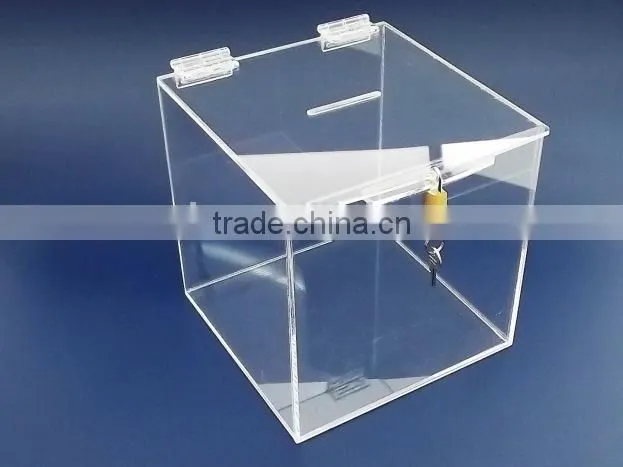 2014 customized plexiglass acrylic rectangle box