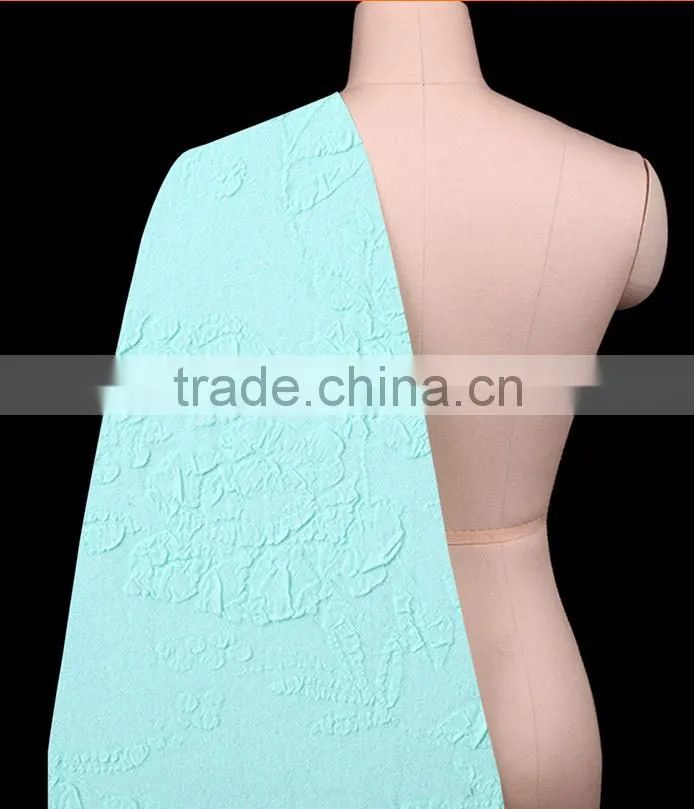 Nantong textiles 100% Polyester soft warp knitted elastic fabric for autumn fashion