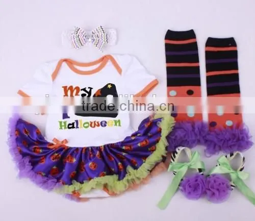 Baby Girl Party Halloween Tutu Dress Cheap Hot Sale Halloween Tutu Dress