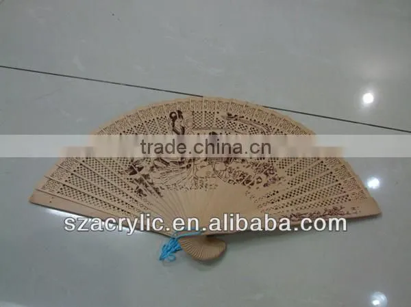 factory clearance wood fans wooden hand fans