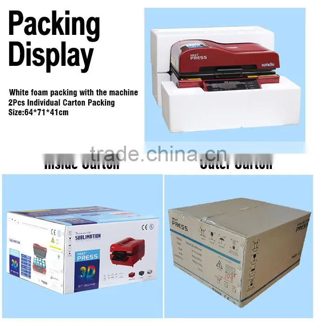 Sunmeta factory directly 3D vacuum sublimation machine With CE (ST-3042)