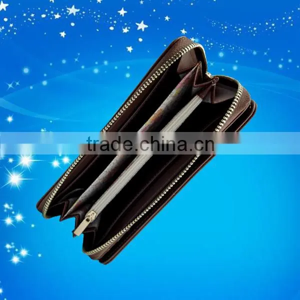 2015 hot selling laser hollow out design leather clutch purse for women/girls/ladies