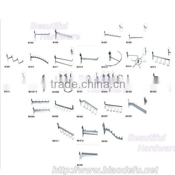 Chrome wall-mounted metal wall hook