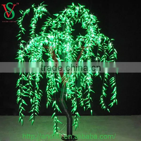 Hot-sale weeping willow garden decorative led tree