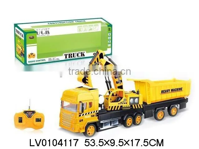 4CH radio control tractor trailer trucks with light