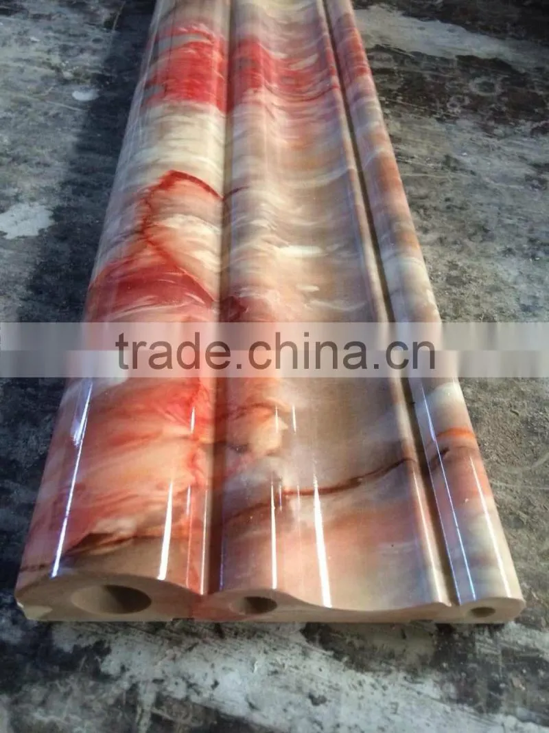 PVC Marble skirting production line,PVC Fuax marble profile making machine