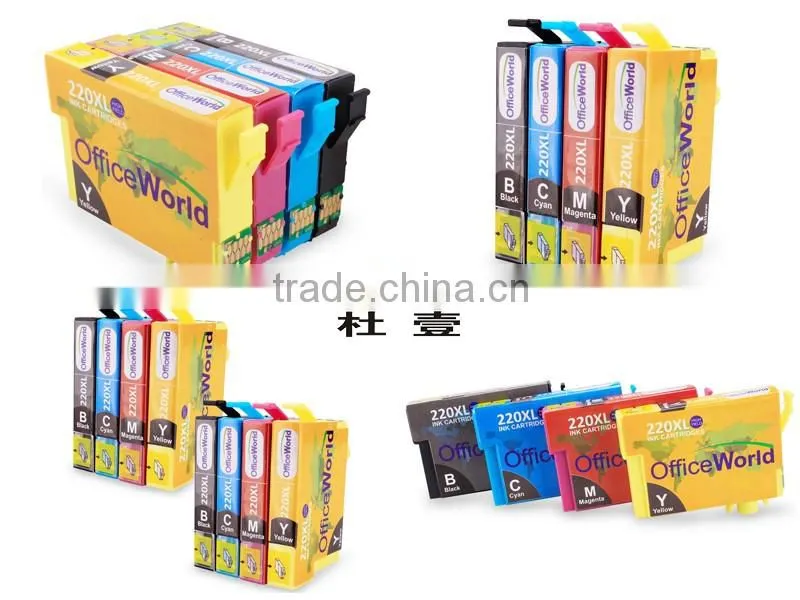 New chip products T2201-T2204 T220XL1-T220XL4 compatible cartridge with chip for Epson WF-2630 WF-2650 WF-2660
