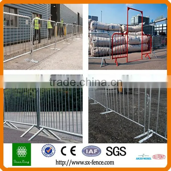 hot-dipped galvanized traffic crowd control barrier(Shunxing factory)