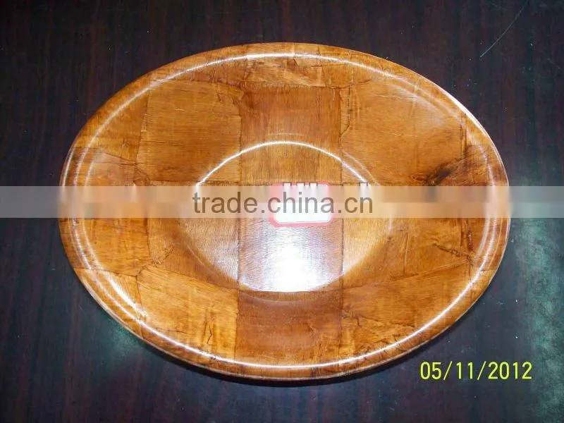 Wooden sushi bowls