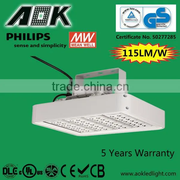 IK10 IP67 TUV DLC UL Certified Photocell High Bay Light Fixture With TM21 Report 62000 Hours Lifespan