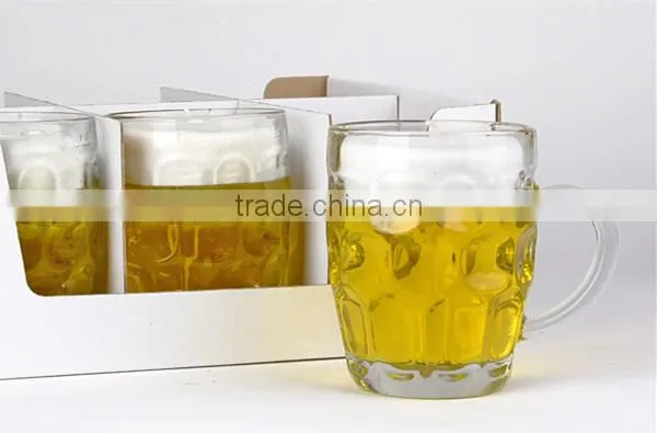 Glass bottle cutter with handle for beer or other drink