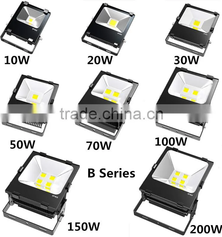 SAA certificated 150W IP65 waterproof MeanWell Driver led flood light