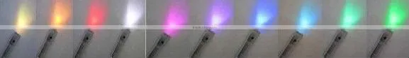 high quality Christmas lamp 3W RGB changeable electric torch light 10colors led flashlights