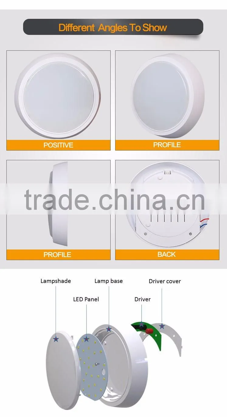 5W IP20 led Round-ceiling lamp