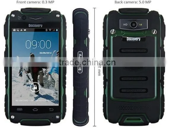 Discovery V8 Phone With MTK6572 Android 4.2 3G WiFi 4.0 Inch Capacitive Screen Dustproof Shockproof Smart Phone