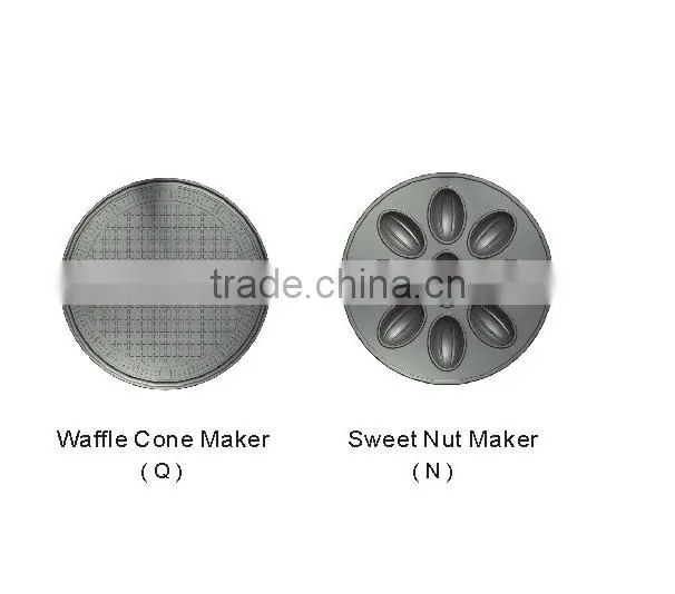 Non-Stick Cooking Surface nutty maker animal shaped stainless steel waffle maker