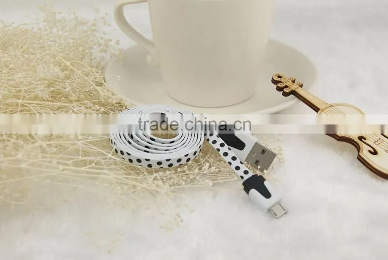 Usb cable for charging Printing USB Cable for V8 for micro usb data wire